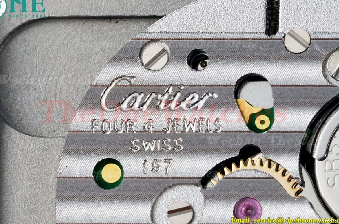 Dial Dumont Quartz Silver Santos Black AF LE RG 0204